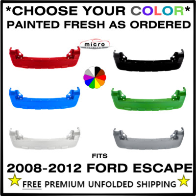NEW REAR BUMPER FOR 2008-2012 FORD ESCAPE PAINTED *CHOOSE YOUR COLOR* FO1100629
