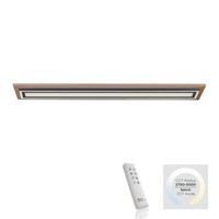 Led Deckenlampe Holz Schmal Slim Fernbedienung Cct Serienschalter Wandschalter