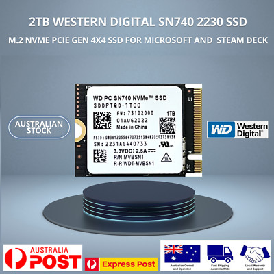 Western Digital 2TB SSD WD SN740 2TB M.2 2230 SSD NVMe PCIe Gen4