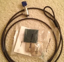 NEW CODI Key / Keyed Laptop/Computer Cable Security Lock w/ Mounting Hardware