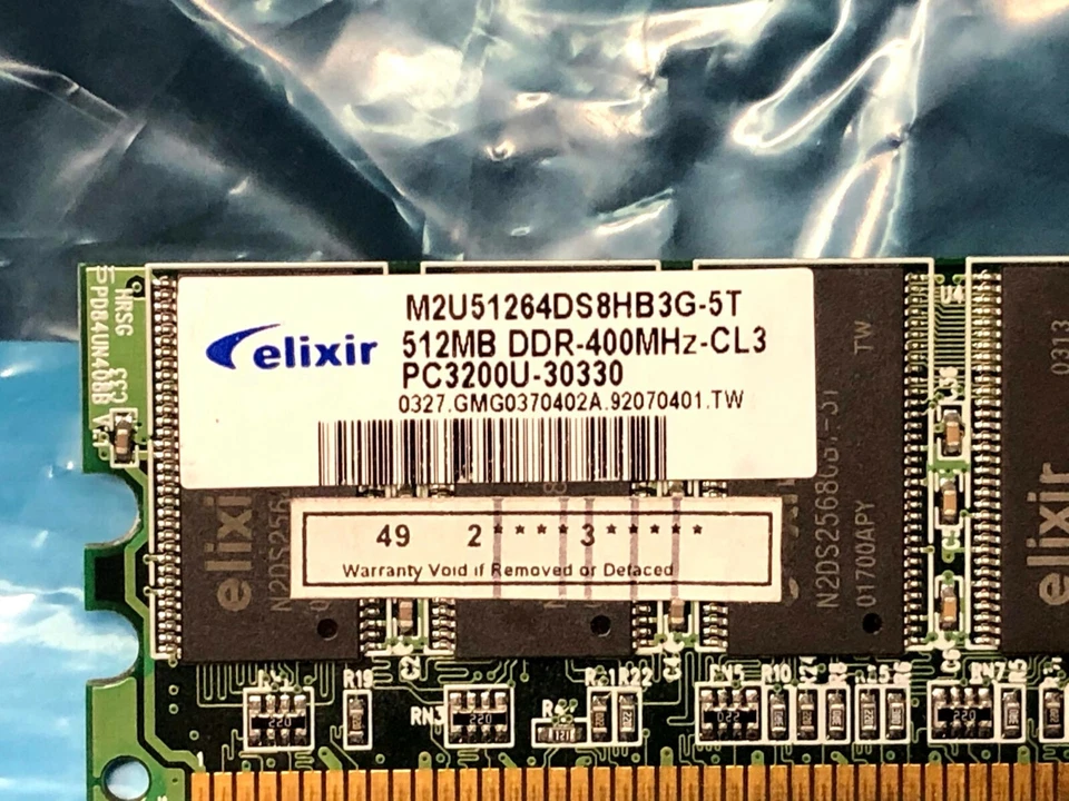 PC3200U - 512MB and 256MB DDR 400MHZ CL3 - Tested - Image 2 of 3