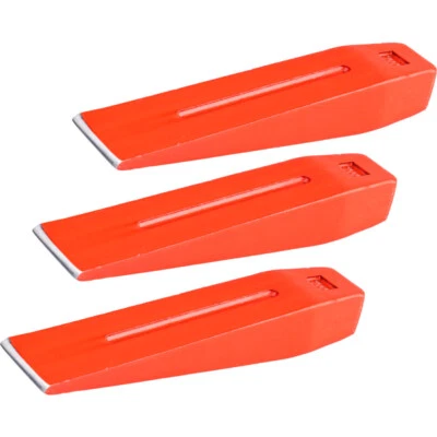 MARKENLOS Spaltkeil Set 3x 3 kg Stahl Spaltgranate Holzspalter Fällkeil Scheitkeil Keil
