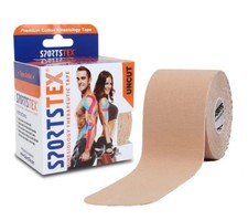 Sports Tex "Kinesiology Tape", 5cm X 5M, BEIGE Single Roll - FREE SHIPPING
