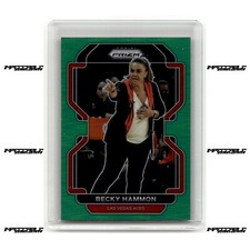 2022 Panini Prizm WNBA - Becky Hammon #179 Green Prizm SP