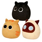 Cat Plush Pillows Cartoon Waist Cushion Stuffed Throw Pillow Soft