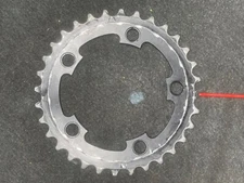 Vintage CODA Cannondale Magic Motorcycle 32T Middle Chainring BROKEN TOOTH