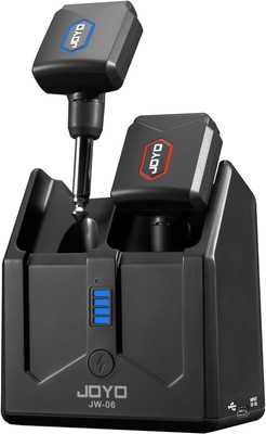 JOYO Digital Wireless Transmitter & Receiver Portable charging case delivers lon