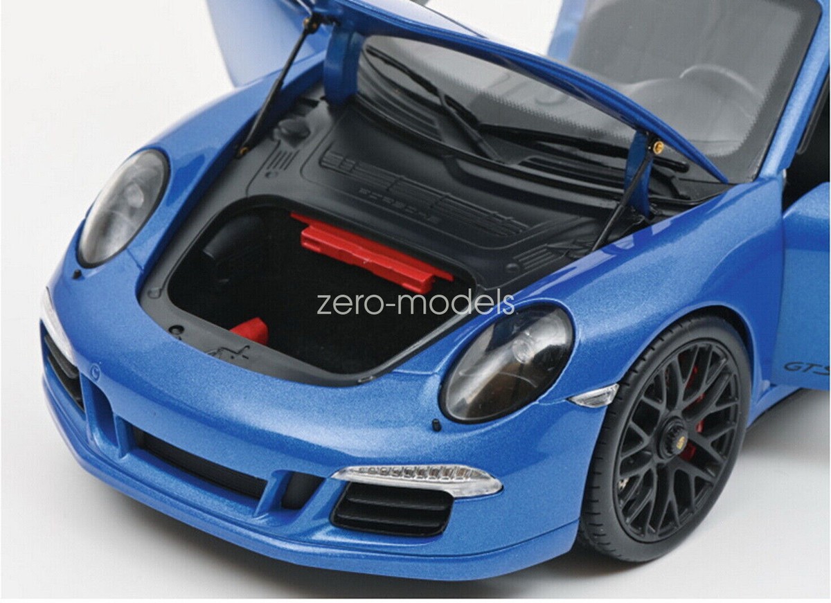 Schuco 1/18 Scale Porsche 911 Carrera GTS Blue Diecast car