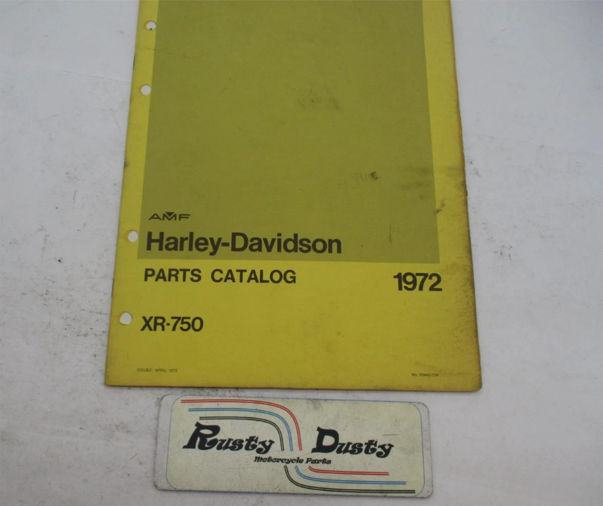 Harley-Davidson Motorcycle Manuals and Literature 1972 Year of