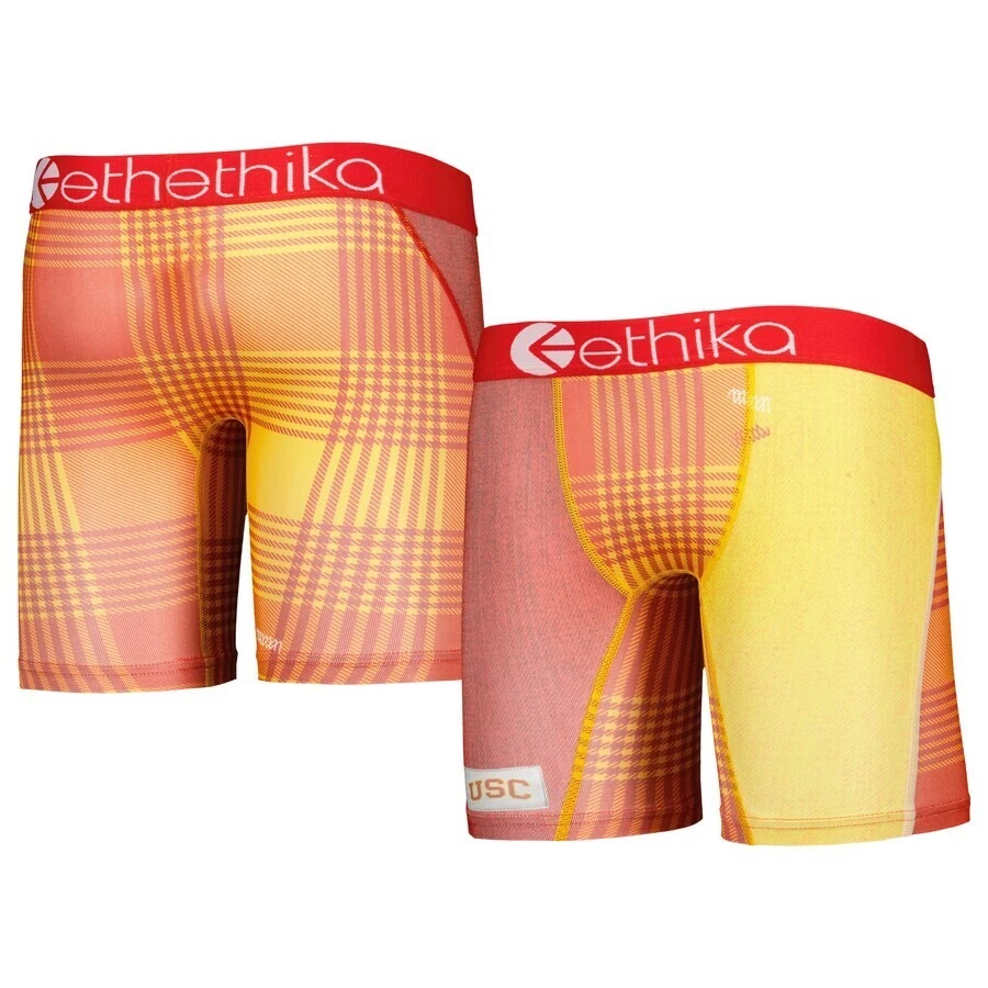 Cueca boxer ETHIKA STAPLE USC TROJANS AZUL PEQUENA (28-30) - Imagem 2 de 3