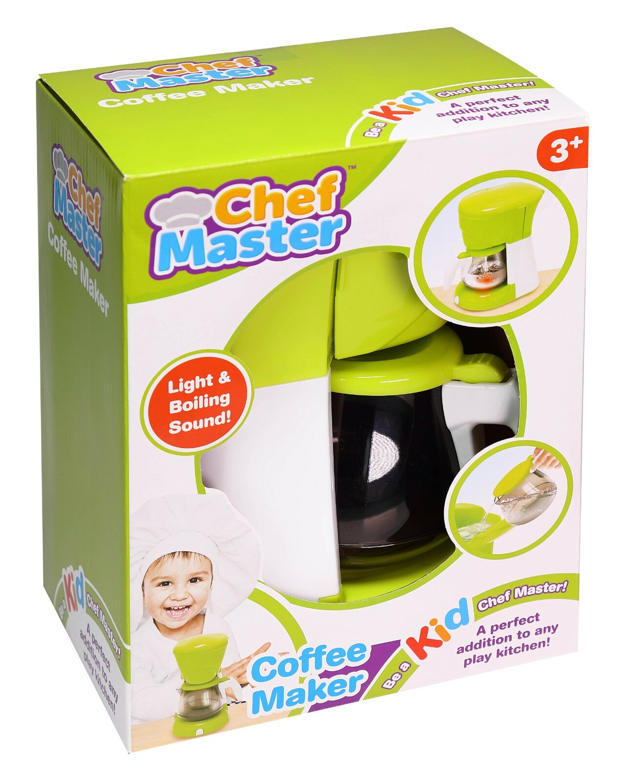Chef Master Coffee Maker, Kid Chef Master, Light & Boiling Sound, Age 3+