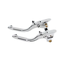 Chrome Brake Adjustable Clutch Lever Kit for Harley 18-later Softail FXFB FXDRS