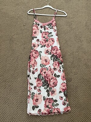 knee length dresses for ladies Open Your Heart Rose Pink Floral Midi Dress – Shop the Mint main image 0