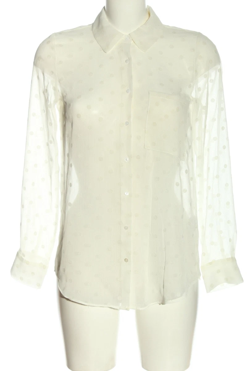 STRADIVARIUS Blusa camisa Mujeres Talla EU 36 blanco look casual