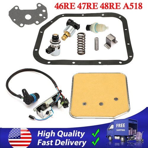 Solenoid Service & Upgrade Kit 46RE 47RE 48RE A-518 For 1994-1999 Chrysler Dodge