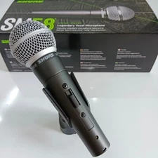 NEW SM58S Dynamic Vocal Microphone with On/Off Switch No Cable