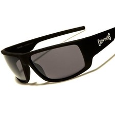 Cool Motorcycle Biker Cycling Matte Black Wrap Around Rectangle Sport Sunglasses