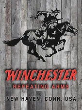 Vintage Winchester aluminum Signs 12x16 in