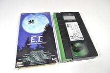E.T. The Extra Terrestrial Movie VHS 1982 Rare Green Black Tape Spielberg