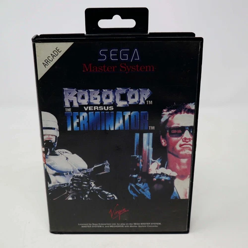 VINTAGE 1993 SEGA MASTER SYSTEM ROBOCOP VERSUS VS. THE TERMINATOR VIDEO GAME PAL