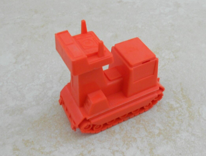 Vintage 1960's Mattel Major Matt Mason RED LUNAR TRAC CAT Vehicle Very Good