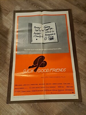 SUCH GOOD FRIENDS - Wife Discovers Husband's Affair - 27x41'' - 1971 Movie poster