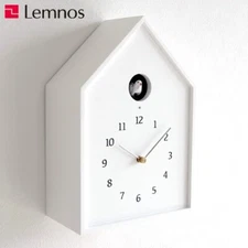 Lemnos Wall Clock Birdhouse Clock White NY16-12 WH Cuckoo clock NEW from Japan