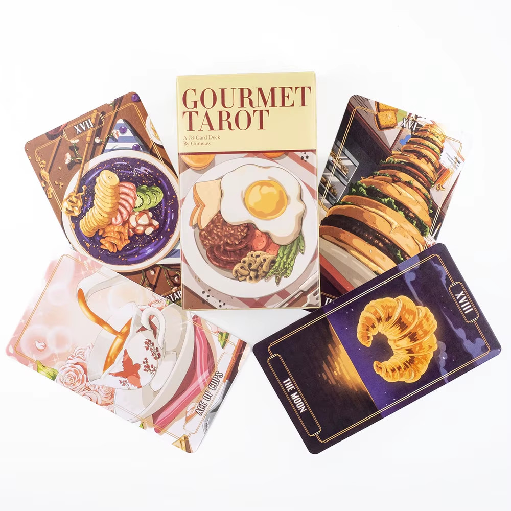 Gourmet Tarot 78-Card Deck Precognition Divination Oracle Fortune Telling Fate