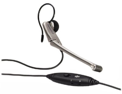 Plantronics M145 Gray Cellular & Cordless Headset 2.5mm Jack Brand New