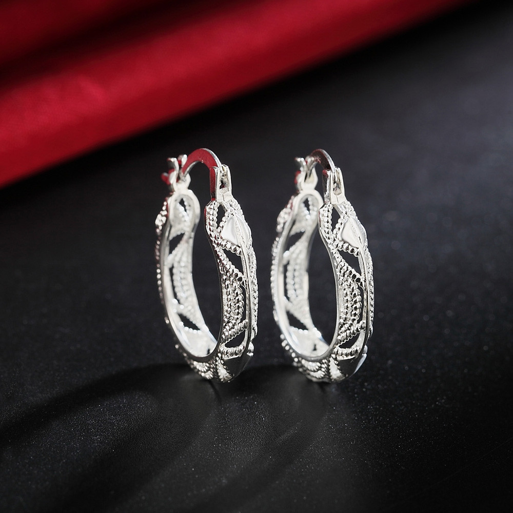 Price Silver Earring Rings For Women Fashion 925 Silver Earring