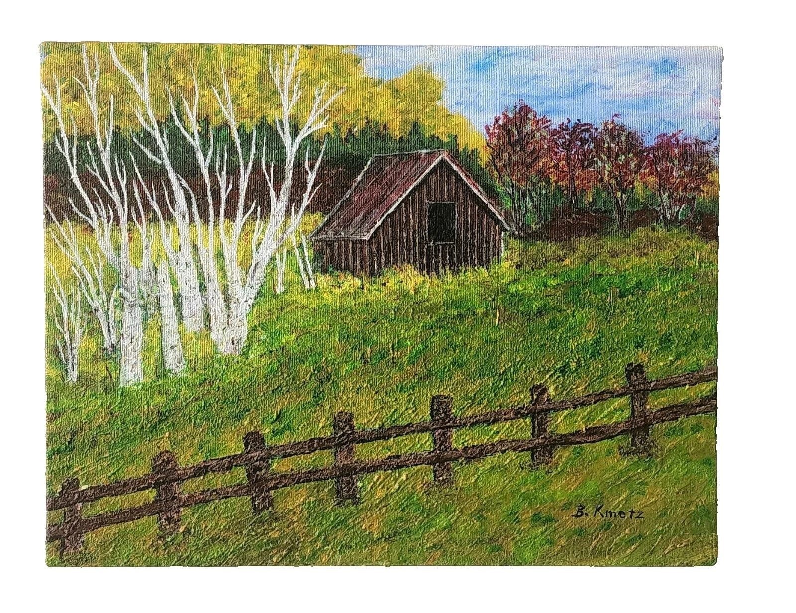 Paisaje de Acrílico Pinturas de arte abstracto