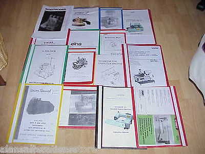 Toyota 4 Thread Overlocker Instruction / Owners Manual (4 dial front