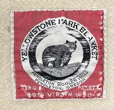 Rare Pendleton 1930s Yellowstone National Park 4 Points Blanket