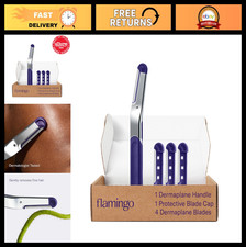 Dermaplane Blades Refills for Women, Face Razors for Smooth Skin, 4 Count