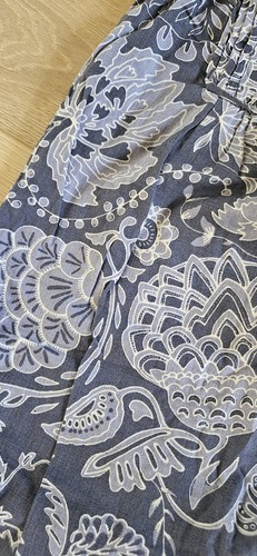 Gap Kids Bundle of 2 Summer Dresses Blue Denim & Blue Floral Dress Medium 8 - Picture 2 of 11