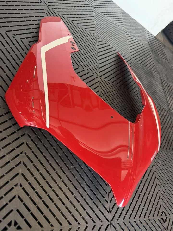 DUCATI PANIGALE V4 2018-2019 GENUINO OEM CAPÓ SUPERIOR CARENADO CUBIERTA Foto 2 de 4