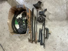 Lot Used Vintage Letterpress Printing Chandler Price Platen Press Parts 8x12, &&