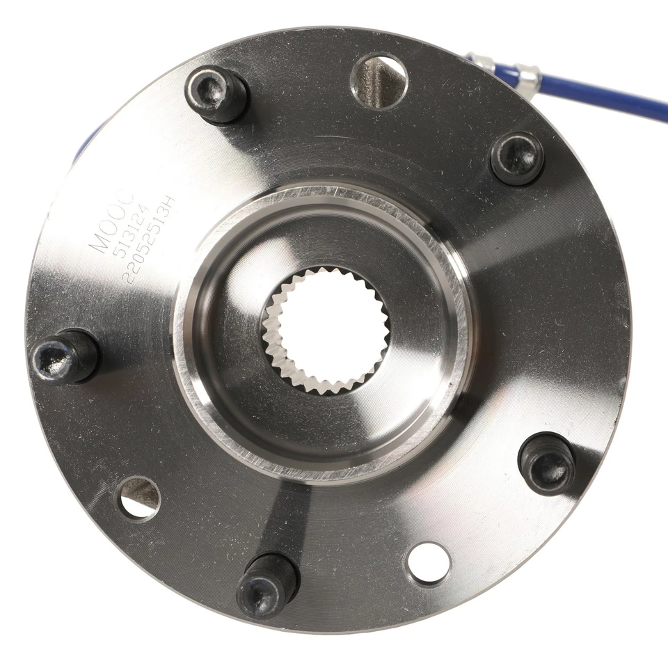 Conjunto de cojinete y buje de rueda delantera MOOG para Oldsmobile Bravada 1997-2001 Foto 3 de 4