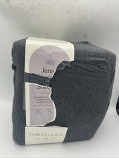 Threshold Full Jersey Sheet Set Gray
