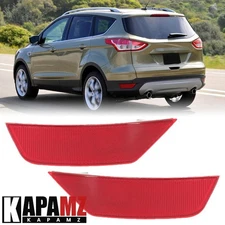 Red Rear Bumper Reflector Set For 2013-2019 Ford Escape CJ5Z15A449B Left+Right
