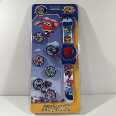 Super Wings Digital Uhr mit 6 Scheiben für Kinder Spielzeug