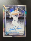 2024 Bowman Draft Theo Gillen Chrome Auto Refractor 1st #/499 Rays SEE DESC