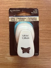 Recollections Petite Butterfly Lever Paper Punch NEW