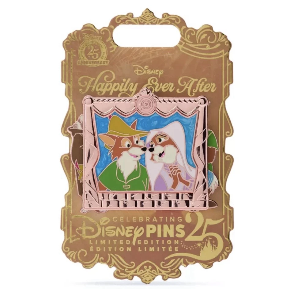 Prendedor Happily Ever After Robin Hood Disney Edición Limitada Foto 3 de 4
