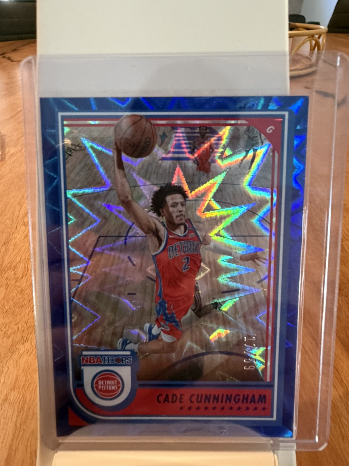 2022-23 Panini NBA Hoops - Cade Cunningham #59 Teal Explosion 17/59