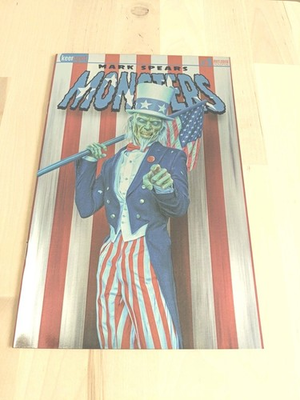 #ad #ad Mark Spears Monsters #1 Uncle Sam FOIL Variant ONLY 76 MADE VERY RARE $399.99