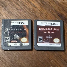 Nintendo DS Dementium 1 And 2 Nintendo DS Cartridges Only Both Tested