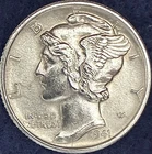 1941-S Mercury Silver Dime Ch BU