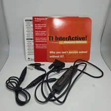 Texas Instruments Ti Graph Link Black For Windows Graphing Calculator + CD's