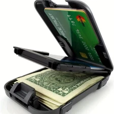 New Slim Wallet Ultra-thin Rfid-blocking As-seen-on-tv Id Theft Protection
